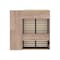 Bestar Pur Full Murphy Bed with Storage Unit (84W) in rustic brown 26898-000009 - alternate 10